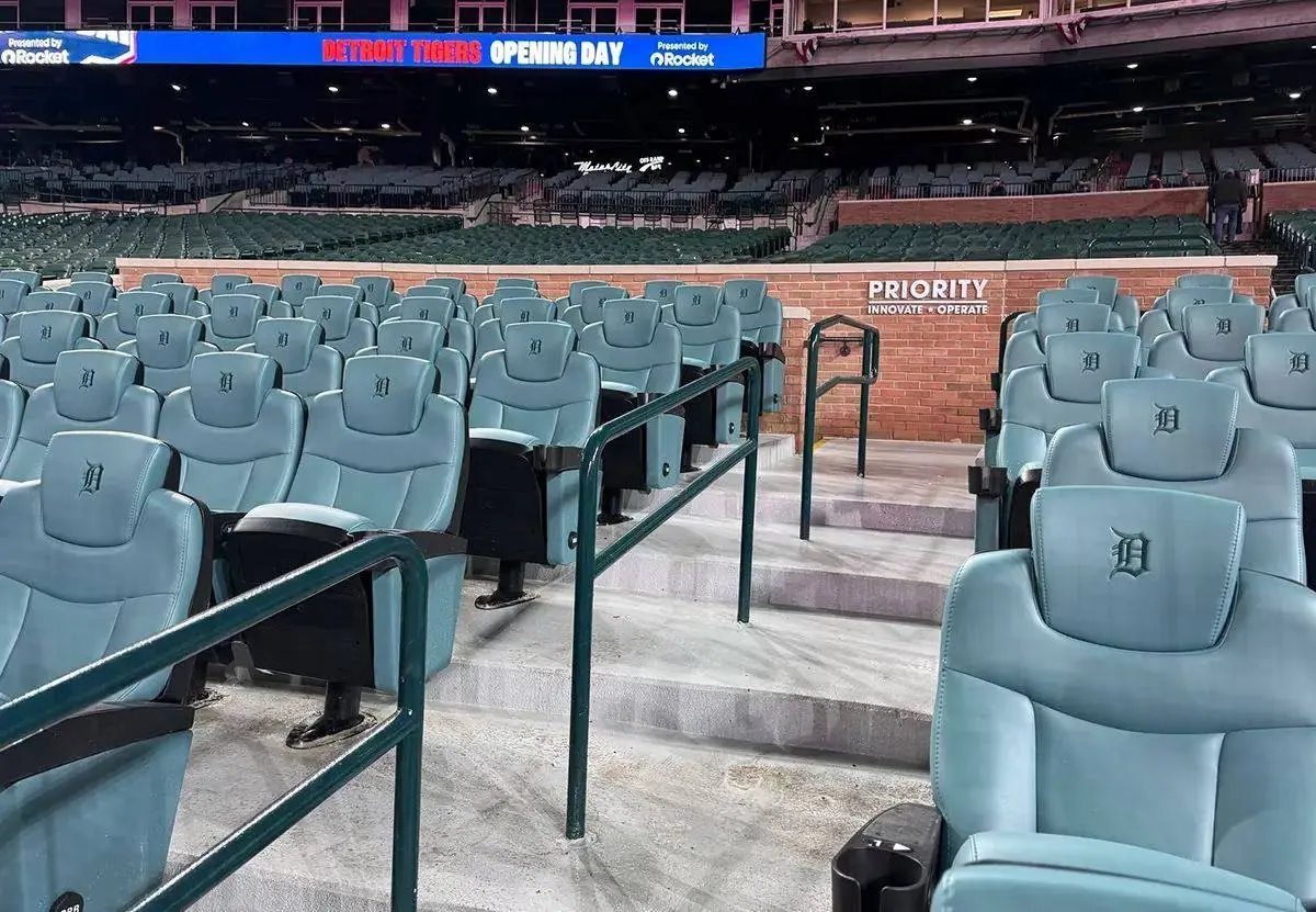 Royal and hospitality boxes — stadium seating by BOXTECH