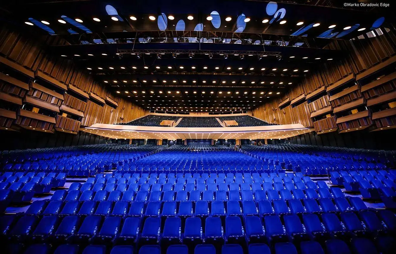 Sava Centar — stadium seating by BOXTECH